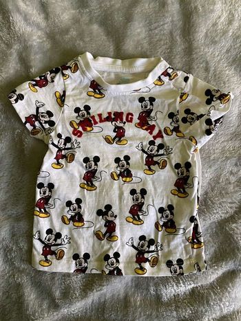 T-shirt Mickey à inscription garçon, taille 3 mois