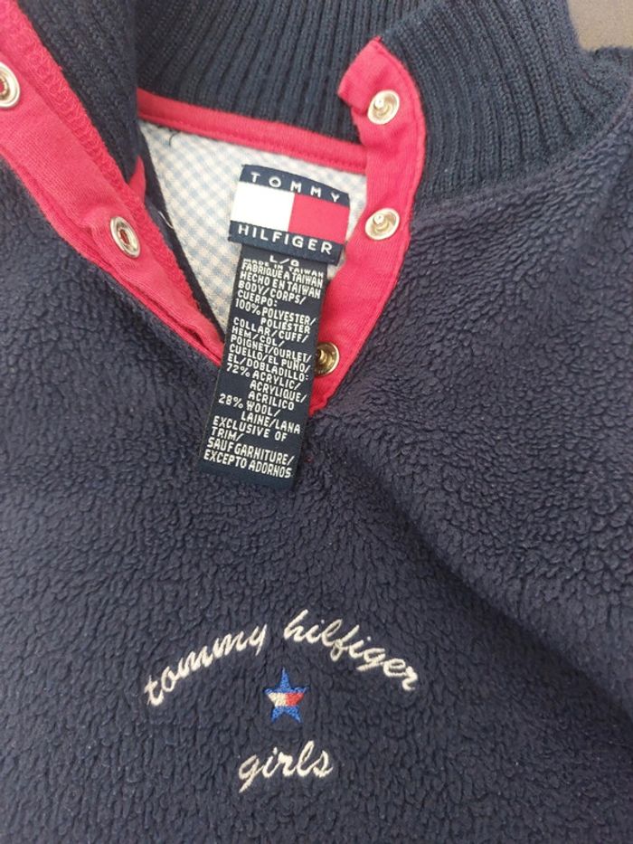 Pull polaire Tommy Hilfiger Girls taille 10/12 ans (L) - photo numéro 4