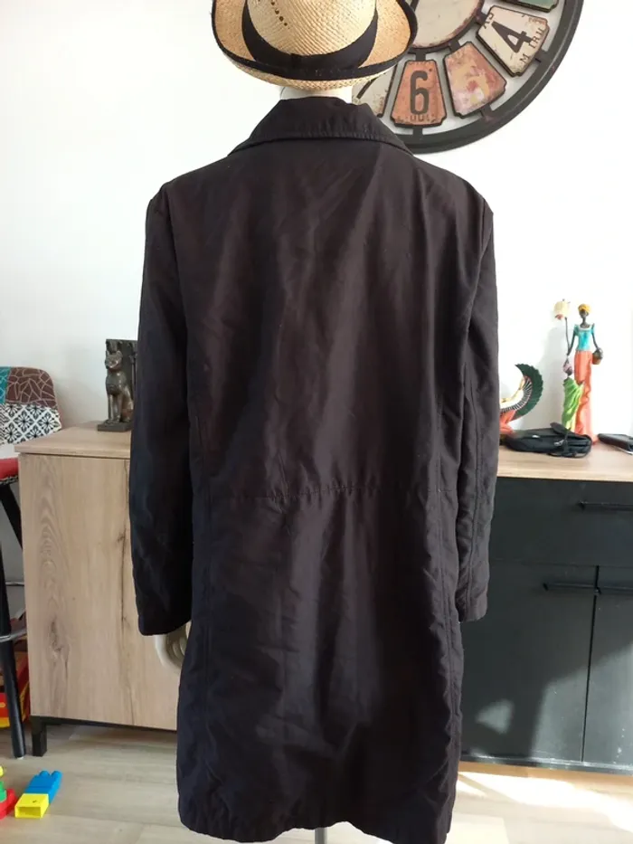 Manteau long noir L/XL - photo numéro 7