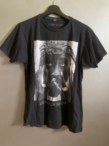 Tee Shirt Vintage 2pac imprimé
