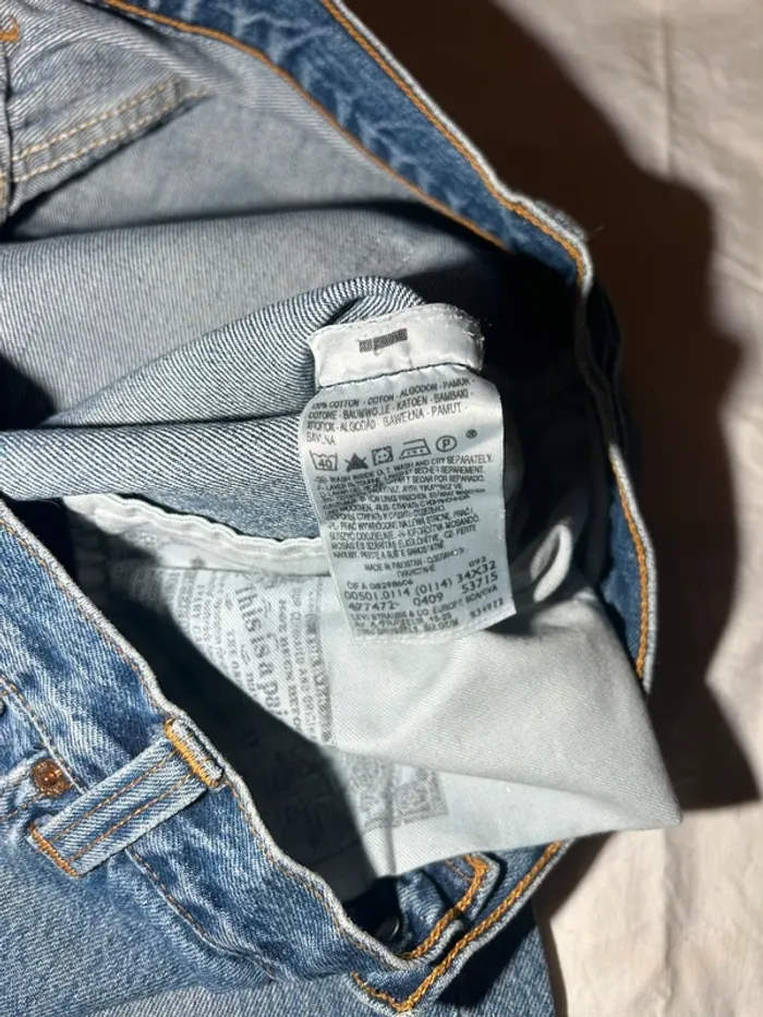 Jean levi’s 501 w34 L32 straight leg button fly - photo numéro 14