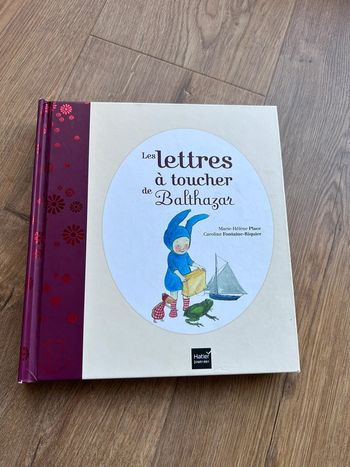 Livre les lettres à toucher à Balthazar