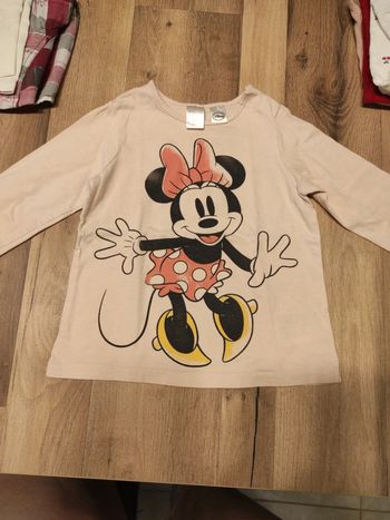 Tee-shirt ML 24 mois H&M Disney Minnie