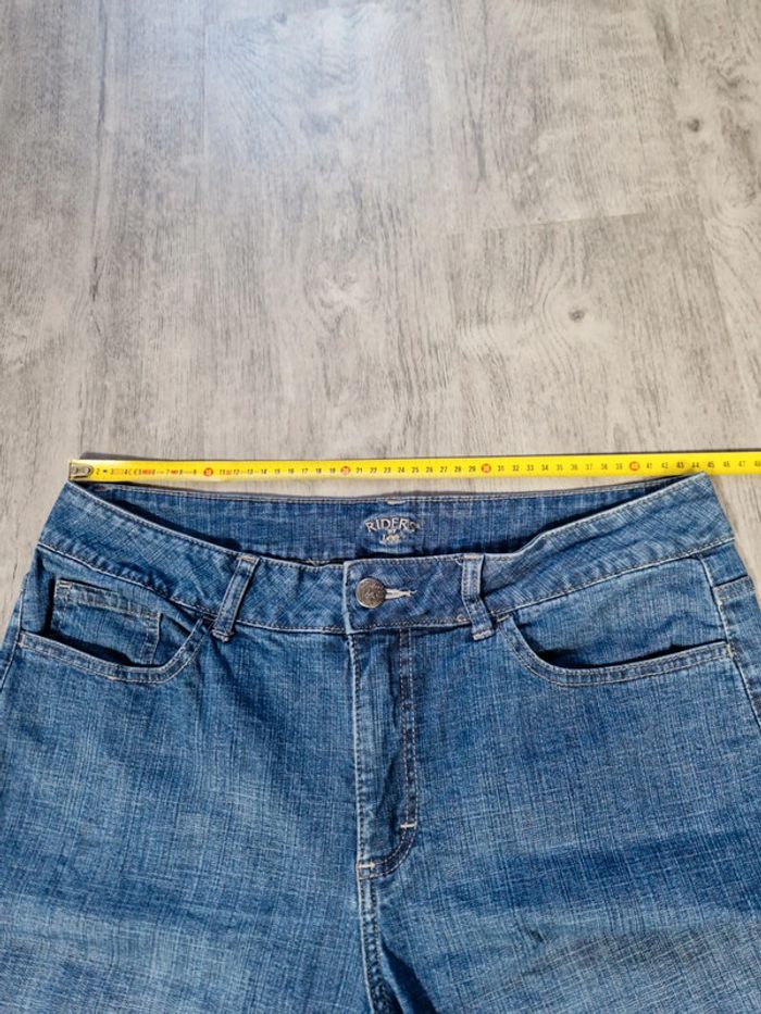 Jeans Riders By Lee Vintage Coupe Evasé Bleu Taille 2XL Femme - photo numéro 12