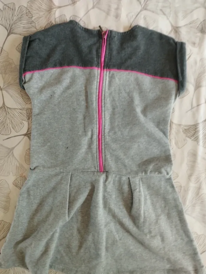 Robe grise Okaïdi 8 ans - photo numéro 3