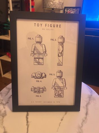 Toile imprimée lego 