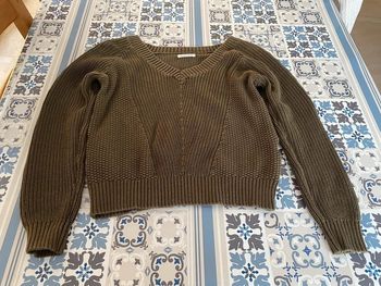 Pull épais col V