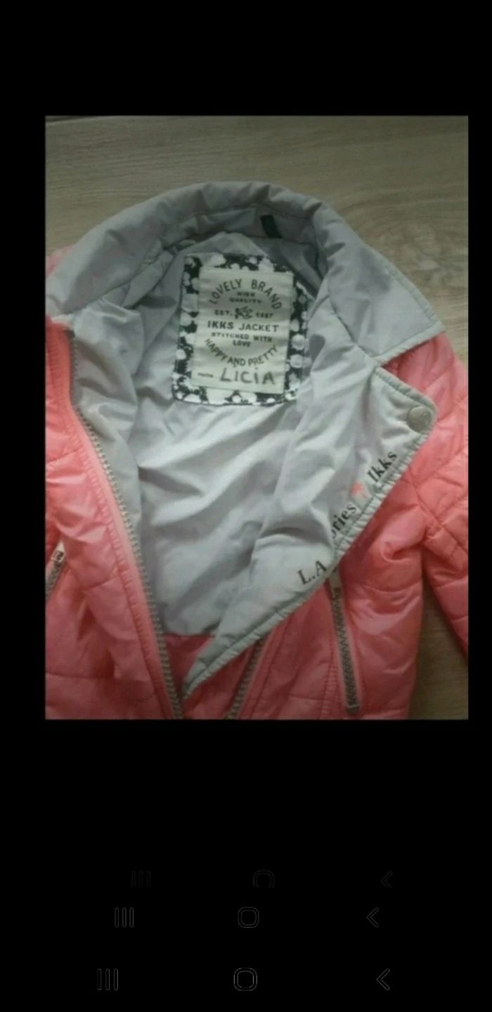 Doudoune fine ikks fille 3 ans - photo numéro 3