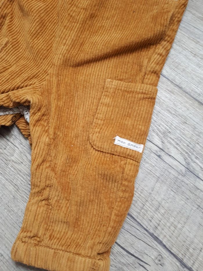 Salopette velours 9 mois sergent major - photo numéro 4