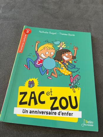 Livre premières lectures zac et zou cp ce1