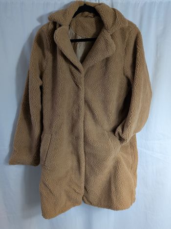 Manteau long femme Couleur marron / beige M doux