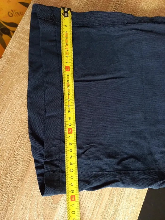 Pantalon en toile bleu marine L/XL - photo numéro 8