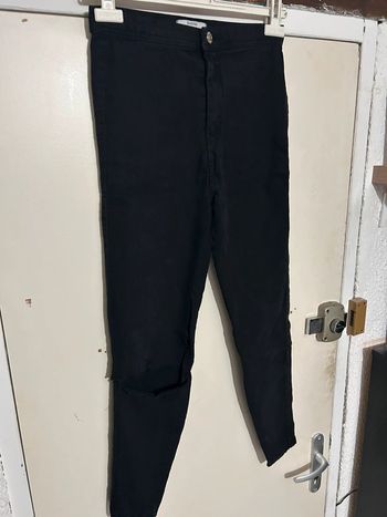 Jean skinny taille haute noir, Bershka - 38/M