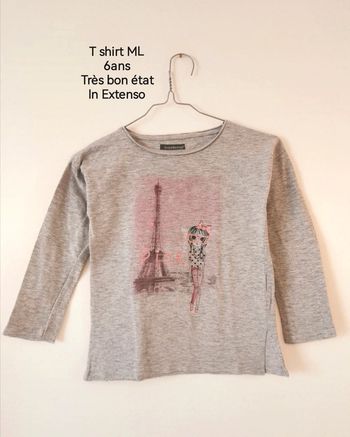 T shirt ML 6ans