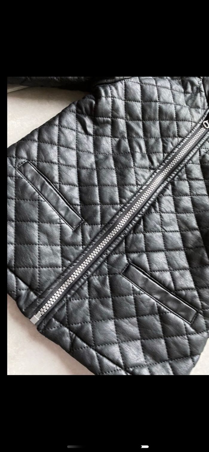 Manteau veste similicuir 4 ans - photo numéro 5
