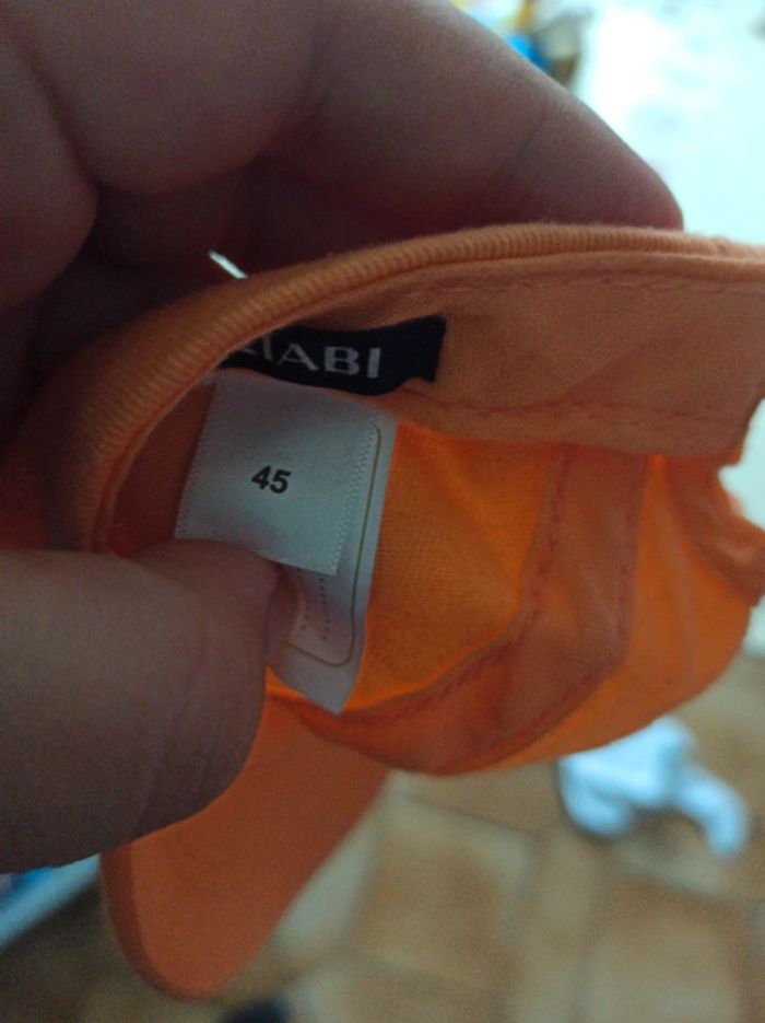Casquette garçon orange Kiabi 45 cm - photo numéro 3