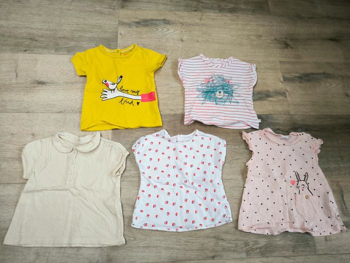Lot de 5 tee shirt 12mois