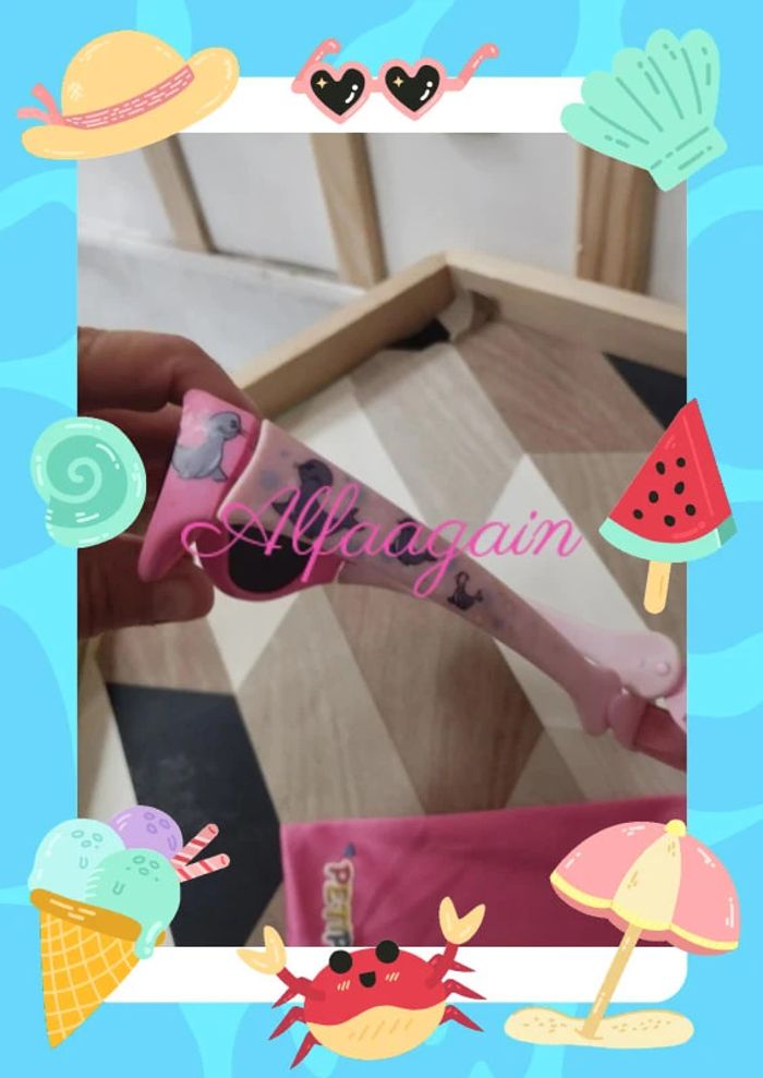 Lunettes de soleil roses - photo numéro 2