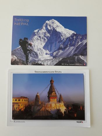 2 cartes postales Népal