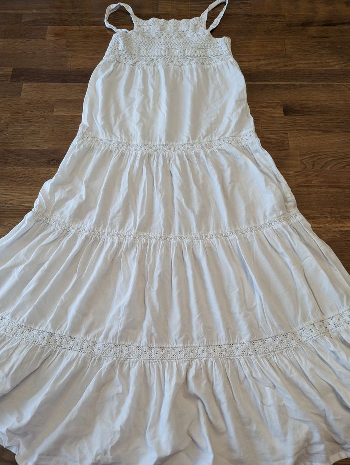 Robe longue fille 10 ans Vynil Fraise