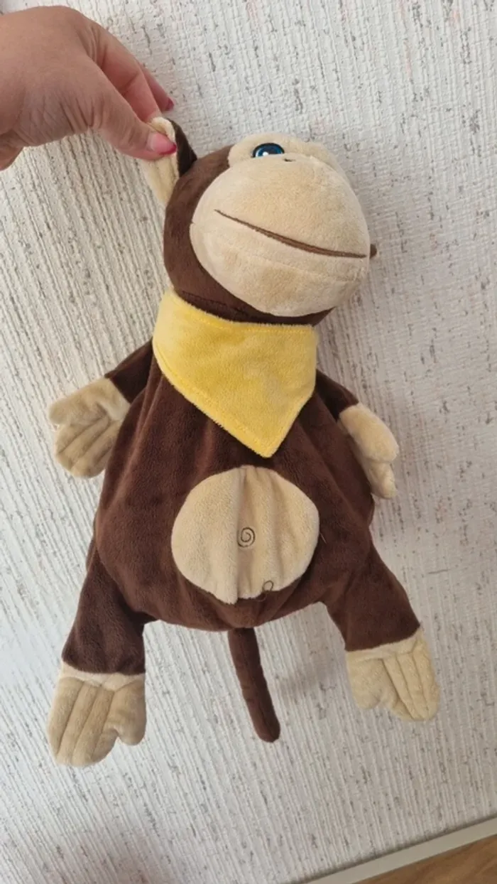 Peluche singe pour bouillotte - photo numéro 3