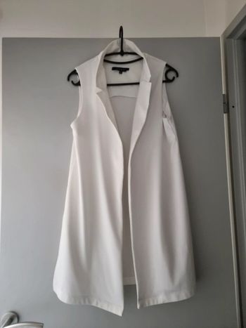 Gilet blanc cassé sans manches - New Look - Taille 38