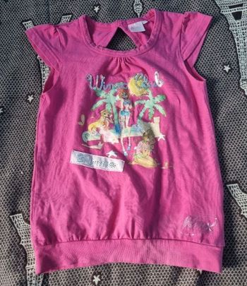 T-shirt rose Winx 10ans