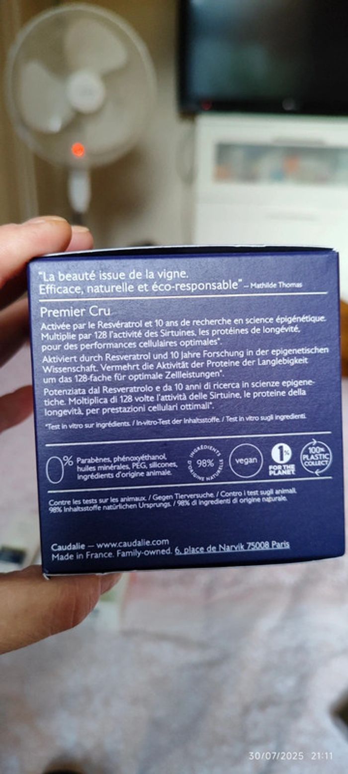 Caudalie Premier CruLa Crème au Brevet Longévité & filler repulpant naturel
50 ml - photo numéro 7