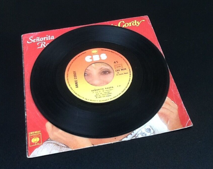 Vinyle 45 tours Annie Cordy Senorita Raspa (1980) - photo numéro 3