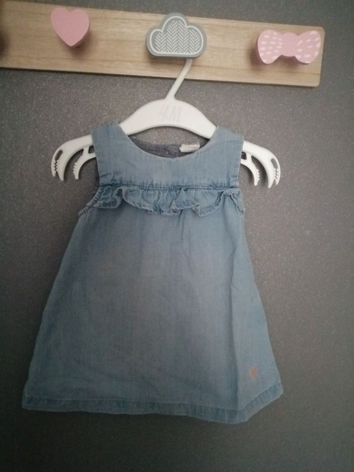 Robe en jean souple 6 mois - photo numéro 3