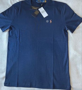 T-shirt  Ralph Lauren authentique Bleu Marine