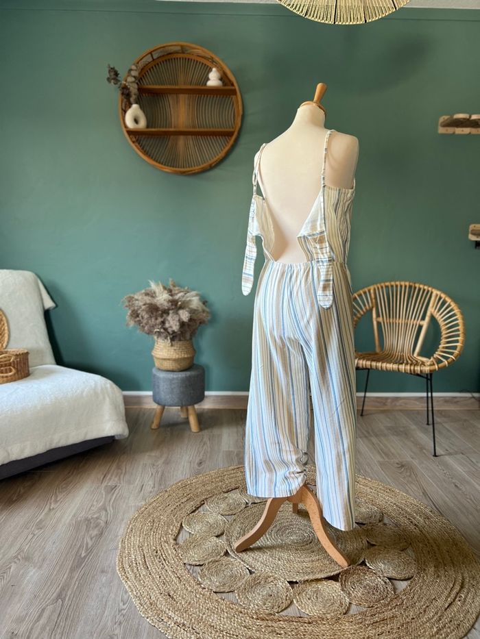 Combinaison 🩵💛🤍 rayée Creeks 16 ans - photo numéro 7