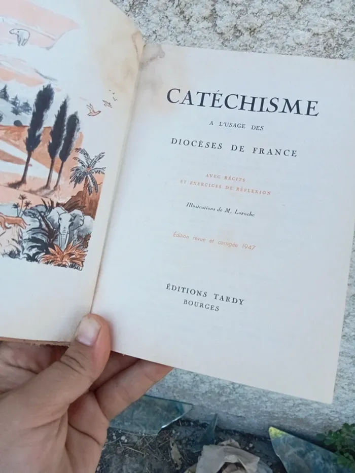 Livre vintage catéchisme - photo numéro 4