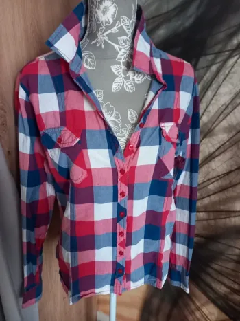Chemise à carreaux