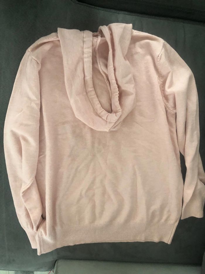 Pull rose à capuche XS ou S - photo numéro 4