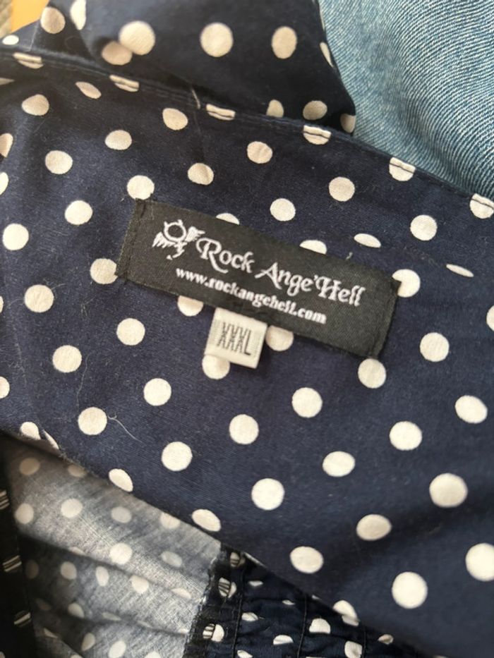 Robe marine à pois Rock Ange’hell - photo numéro 7
