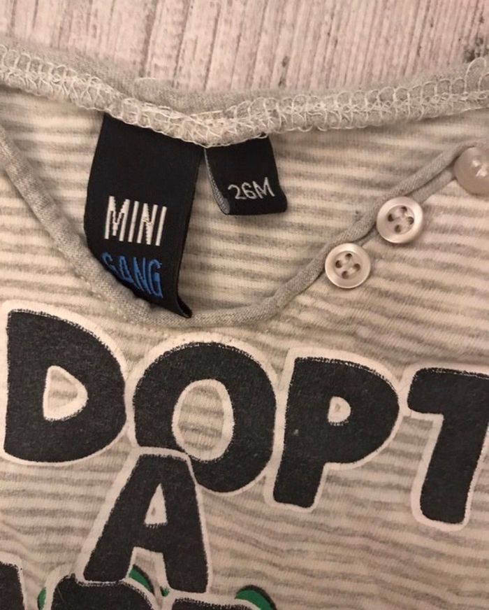 Tee shirt 26 mois Mini Gang - photo numéro 4
