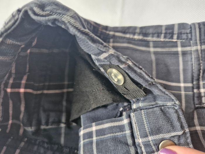 Short cargo 3 ans Creeks Bleu marine à carreaux blancs - photo numéro 5