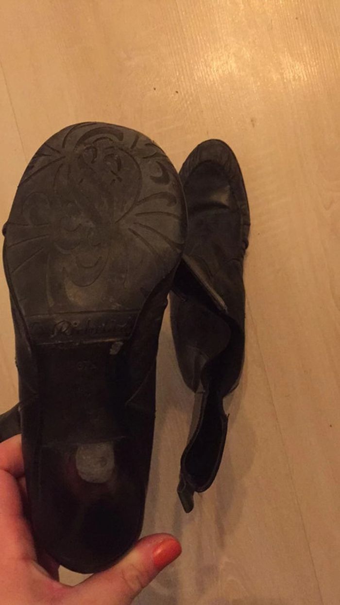 Bottines à talons en cuir - photo numéro 10