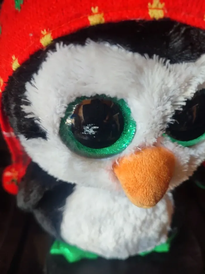 Peluche gros yeux pingouin - photo numéro 5