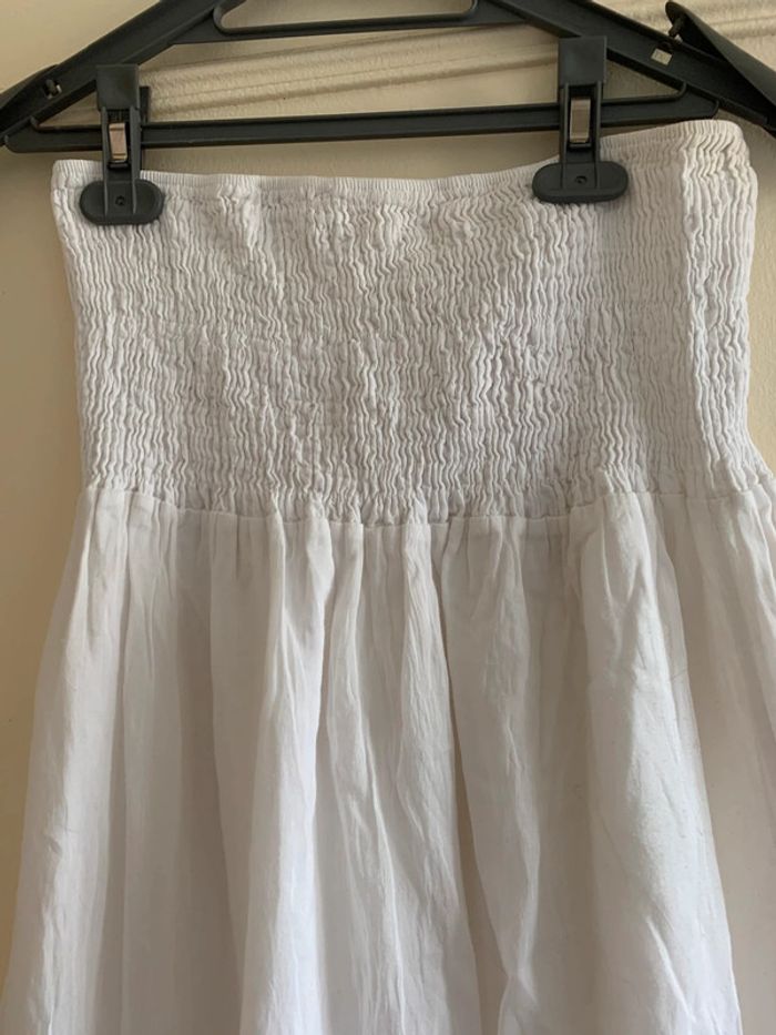 Robe bustier blanche cache-cache T38 - photo numéro 4