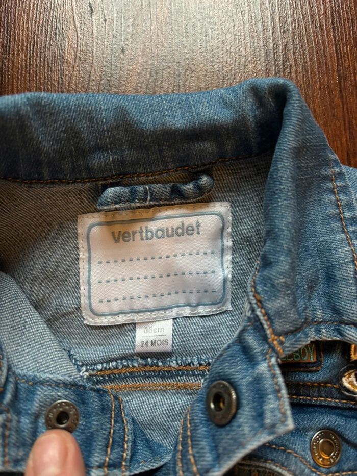 Veste en jean taille 18 mois - photo numéro 2