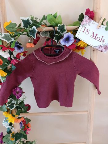 Pull fin 18mois fille Kiabi