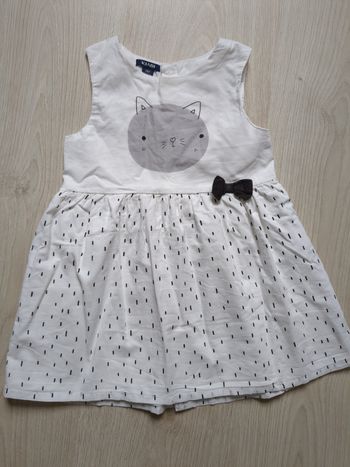 Robe Kiabi 18 mois chat