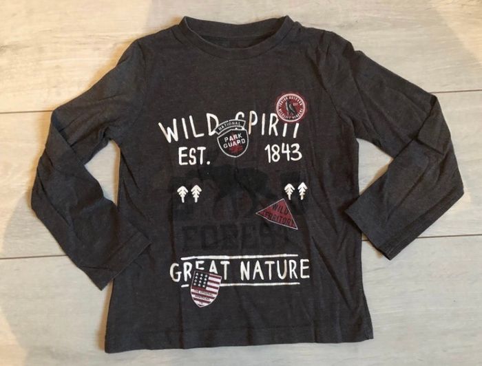 T-shirt garçon ML - wild spirit - 6 ans
