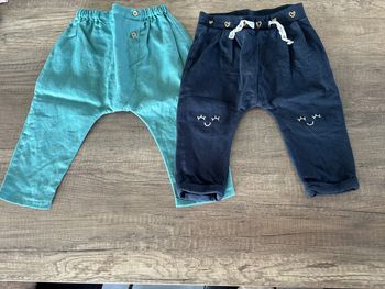 Lot de 2 sarouels 12 mois