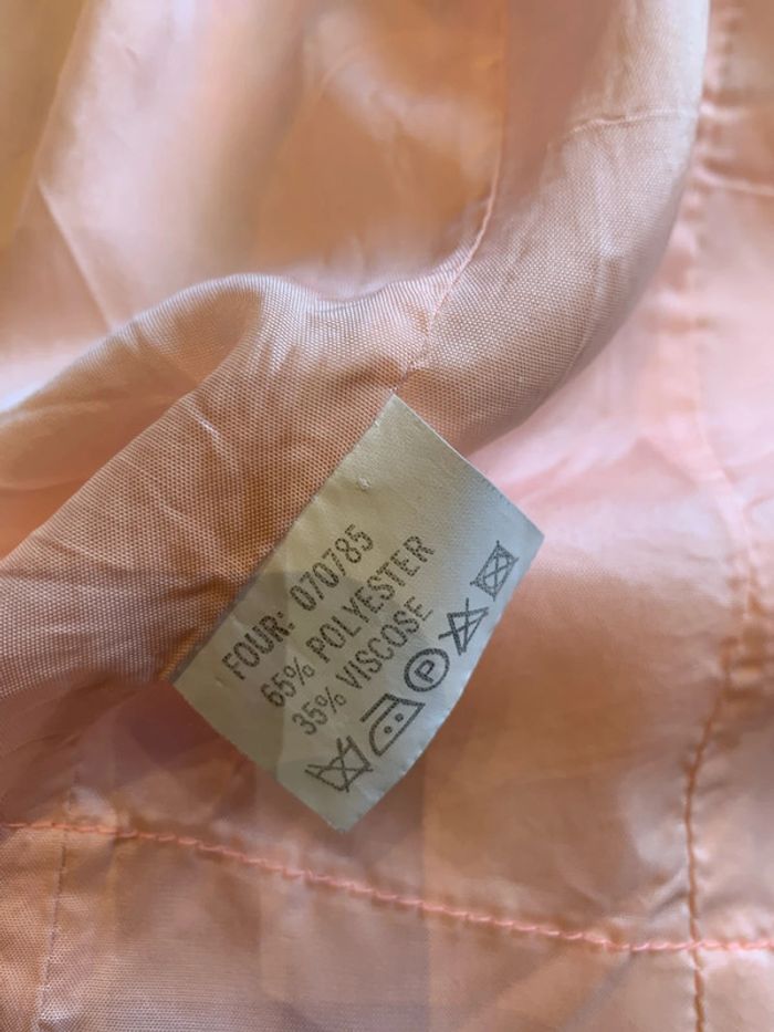 Blazer rose pale bouton doré - photo numéro 7