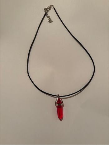 Magnifique collier rouge, rubis