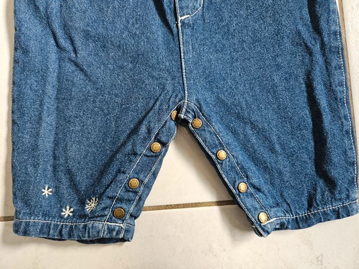 Salopette en jean fille 6 mois DPAM u22 - photo numéro 3