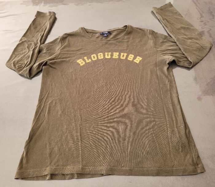 Tee shirt léger manches longues kiabi